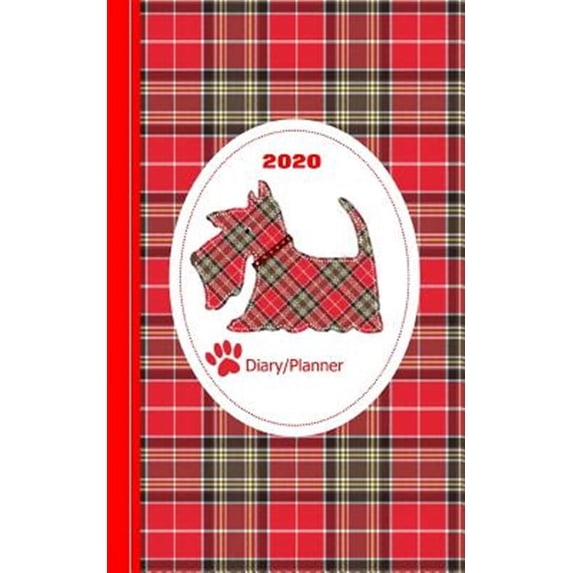 Tartan Plaid Terrier Scottie Dog: Diary Weekly January to December