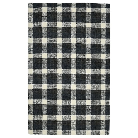 Tartan TRA-6 Black Transitional Rug 3' 6" X 5 ' 6"