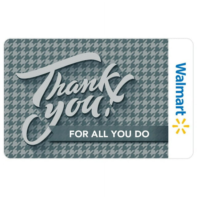 Tartan Thank You Walmart Gift Card