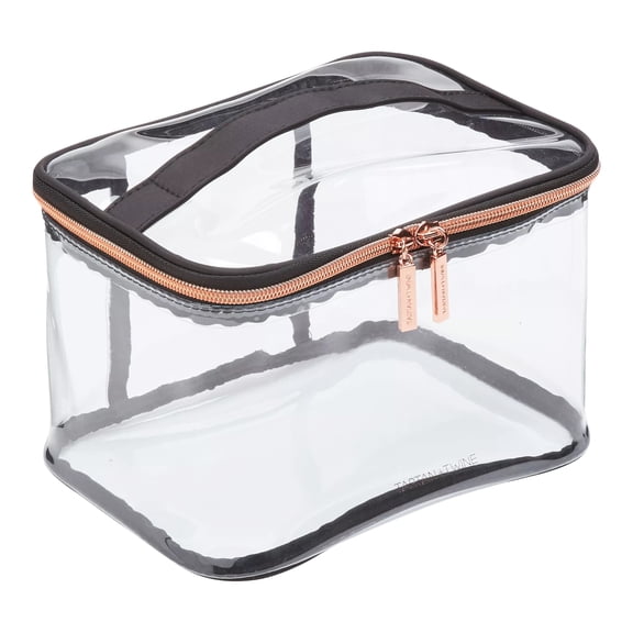 Tartan + Twine Basics Zippered Clear TSA Approved Cosmetic Makeup Train Case
