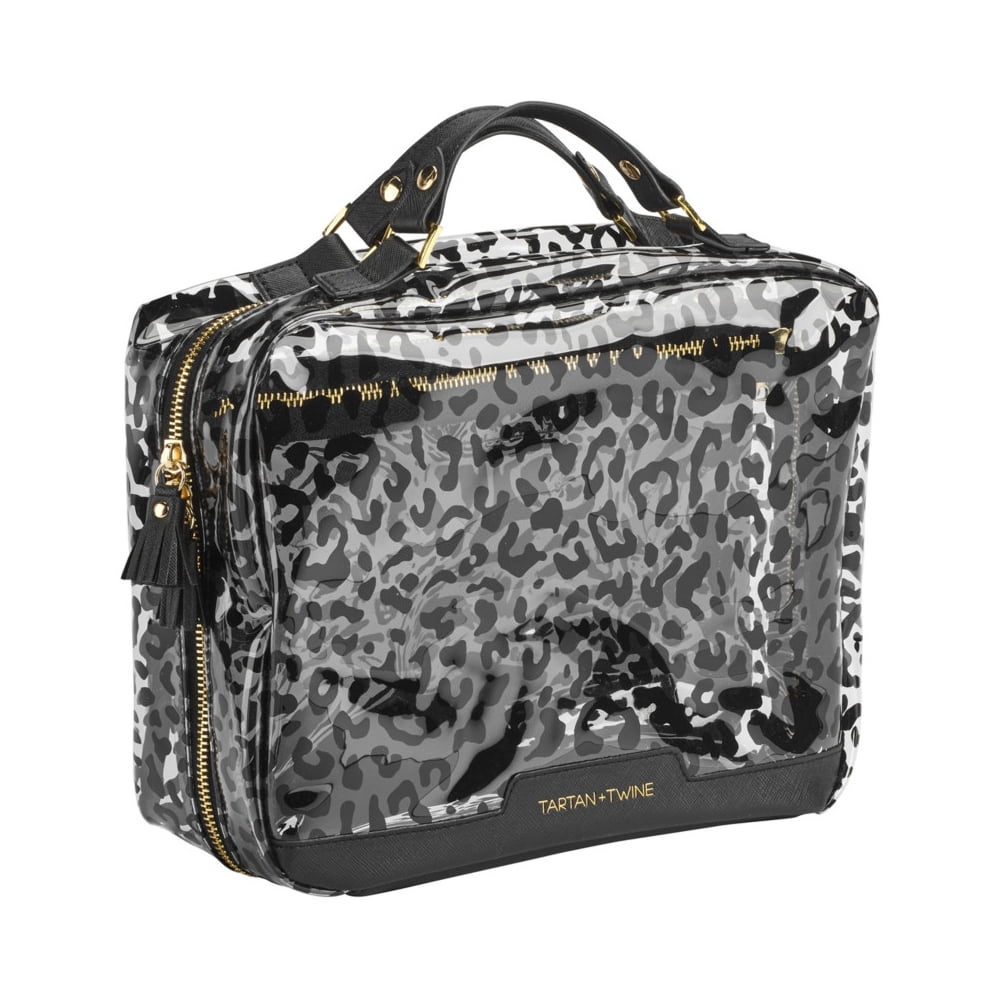 2 Stück Leoparden-Make-up-Taschen | Kosmetikorganizer Für Reisen & Alltag | Mit Reißverschluss 22x13,5 Cm