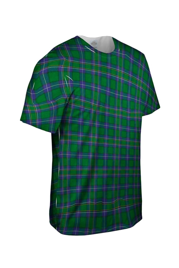 Tartar Pattern Green Mens T-Shirt All Over Print