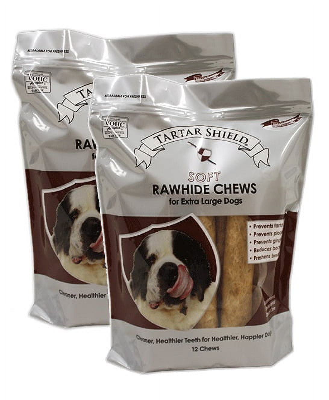 Tartar shield soft rawhide chews for large clearance dogs