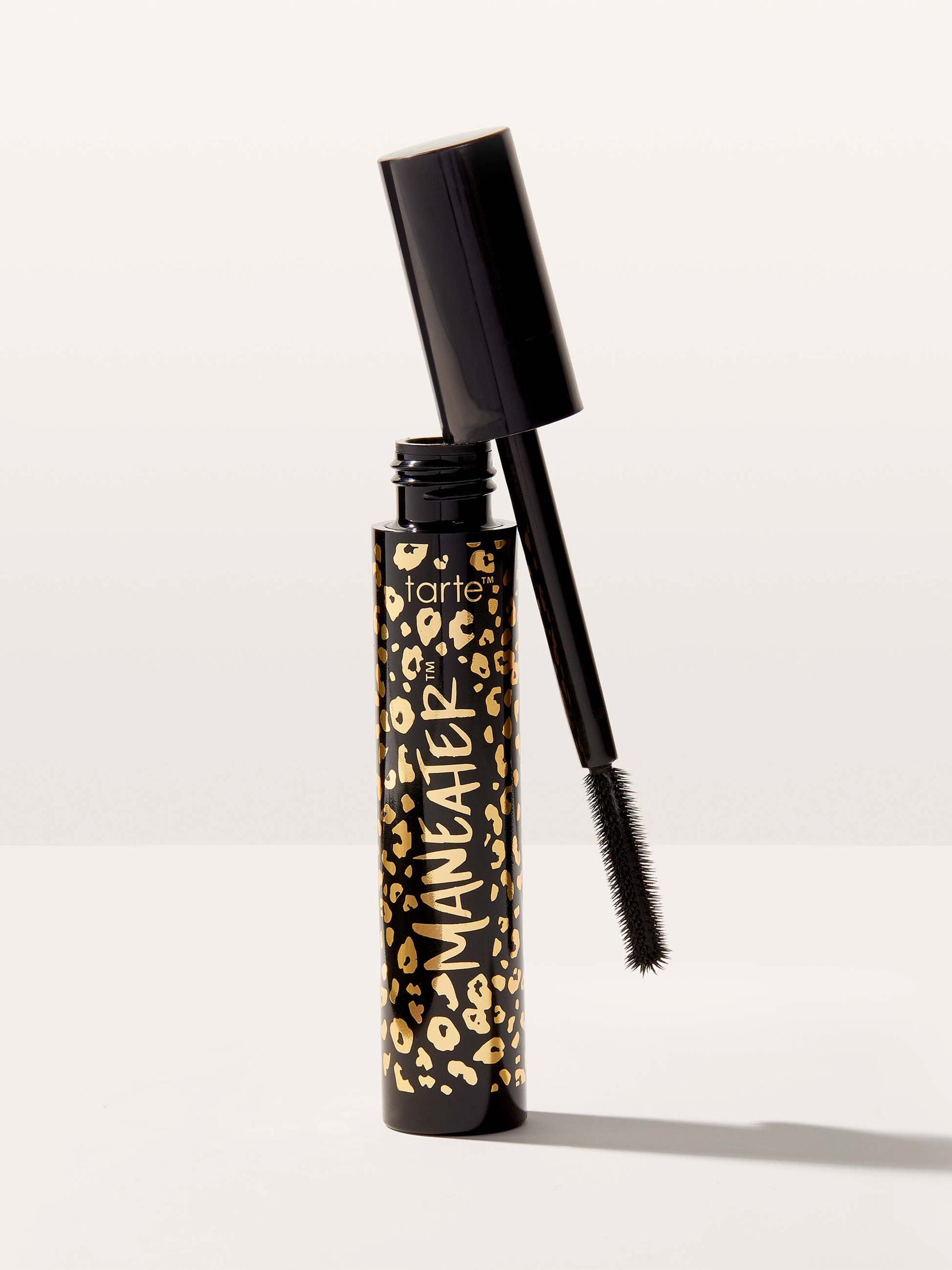 Tarte Maneater Mascara Black 0.3 oz – Long-Lasting Volumizing Mascara with Curling Brush for Bold Lashes