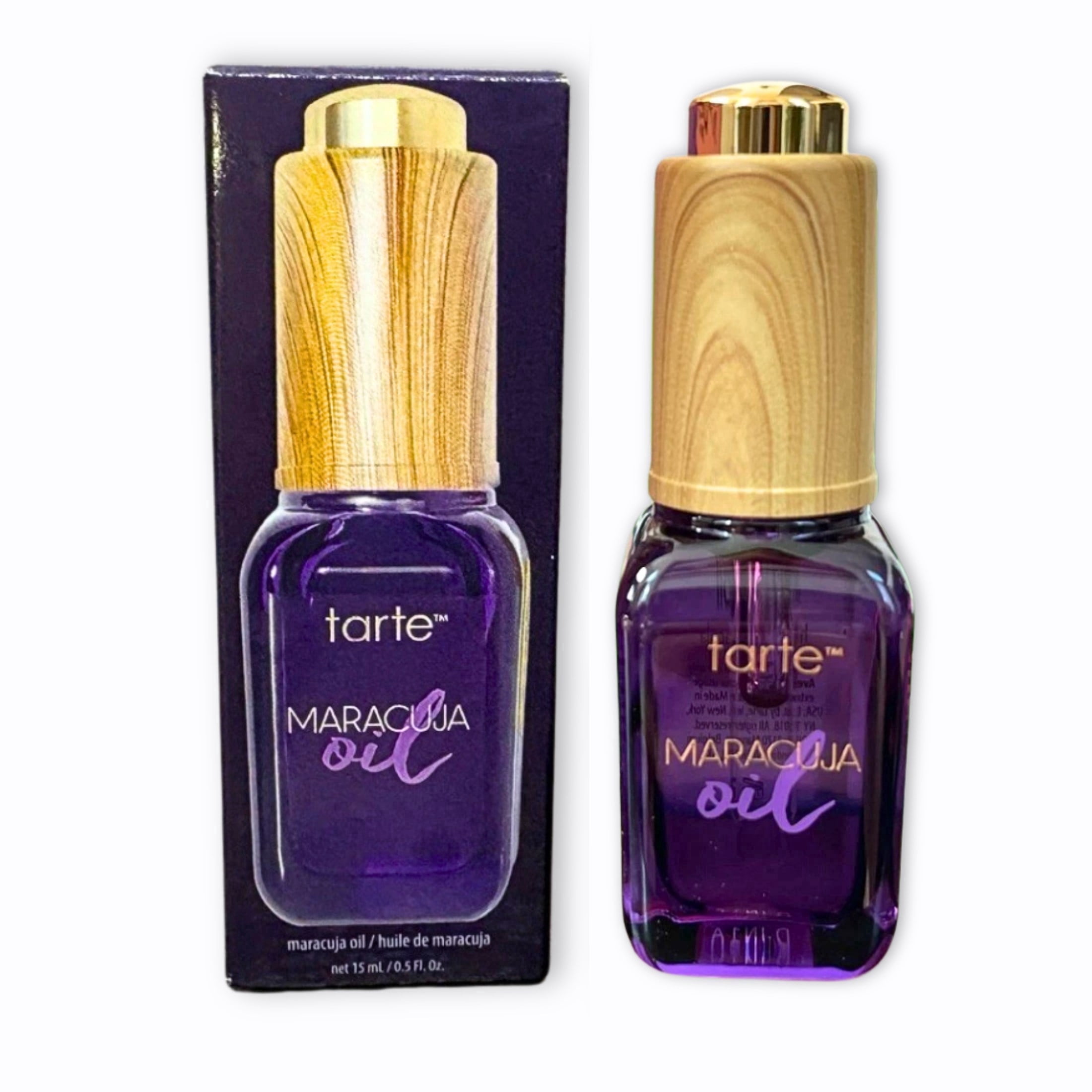 Tarte Maracuja Face and Body Oil, Vitamin C Hydrating Travel Size Oil, Smooth Lightweight & Moisturizing, 0.5 fl oz