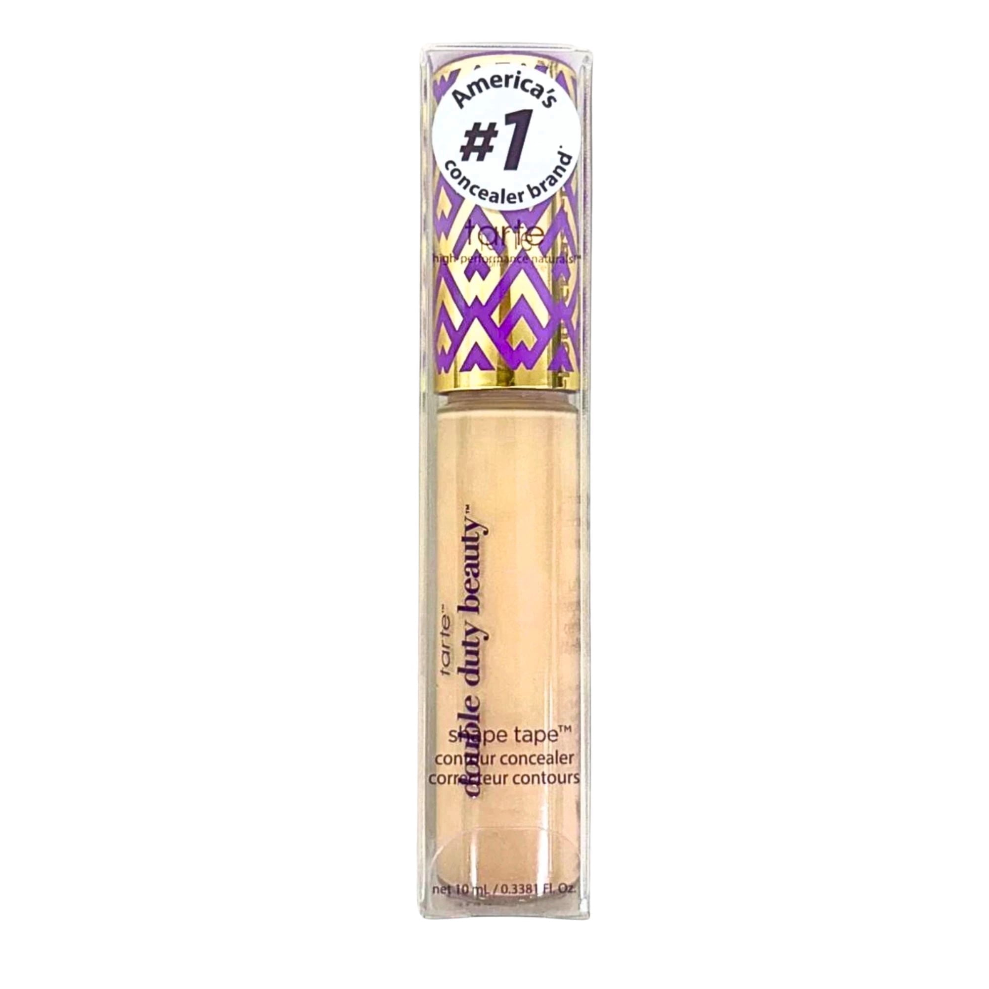 Tarte Shape Tape Full Coverage Matte Concealer, 16N Fair-Light Neutral Shade, Long-Wear Makeup, 0.33 fl oz