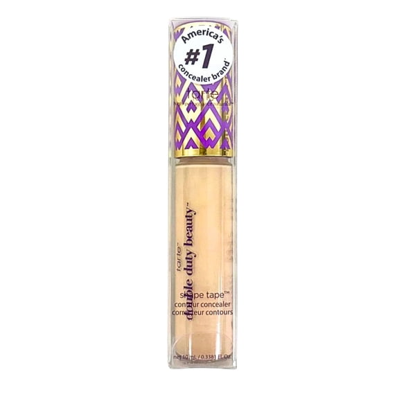 Tarte Shape Tape Full Coverage Matte Concealer, 16N Fair-Light Neutral Shade, Long-Wear Makeup, 0.33 fl oz