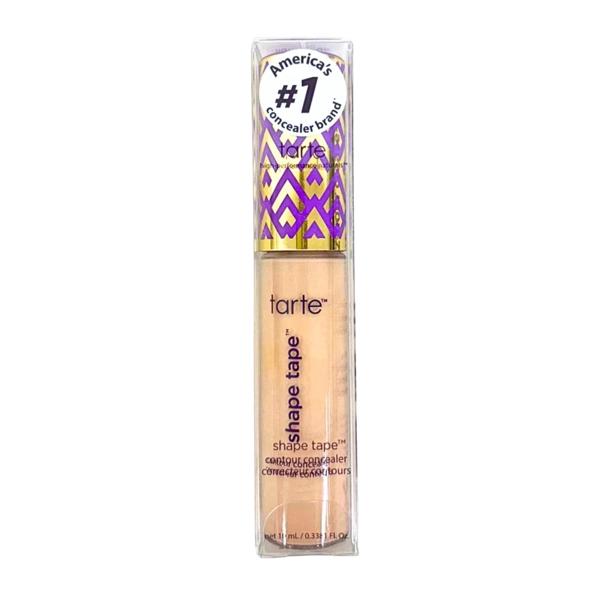 Tarte Shape Tape Full Coverage Matte Concealer, 22B Light Beige, Long-Wear Makeup, 0.33 fl oz
