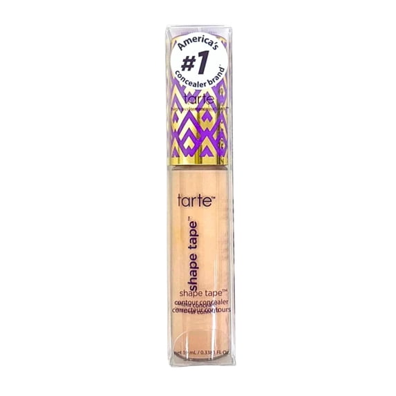 Tarte Shape Tape Full Coverage Matte Concealer, 22B Light Beige, Long-Wear Makeup, 0.33 fl oz