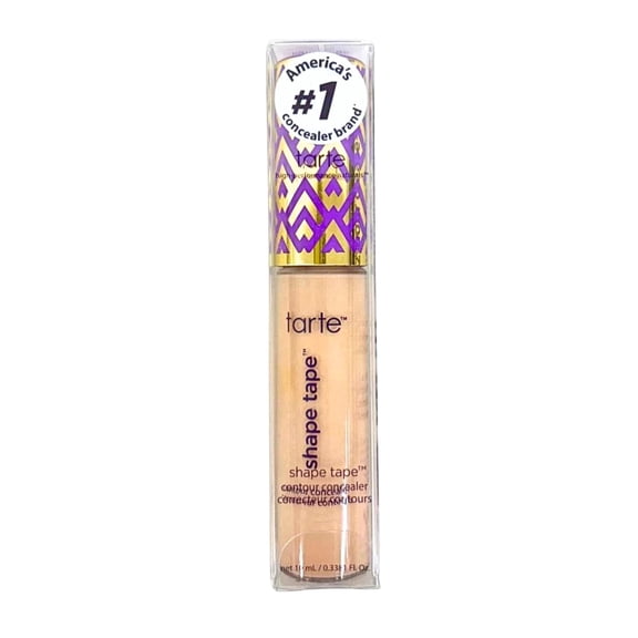 Tarte Shape Tape Full Coverage Matte Concealer, 22B Light Beige, Long-Wear Makeup, 0.33 fl oz