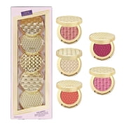 Tarte Stay Golden Amazonian Clay Check 5 pc Set, 12-hour Longwear, Mineral Pigment Sheer Blush With Vitamin E & Olive Oil, Lightweight & Buildable Coverage, Vegan & Cruelty Free - Pinks & Corals