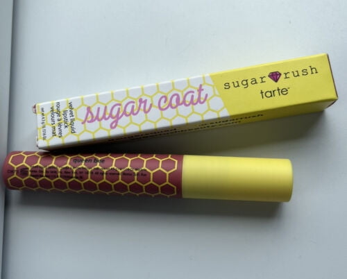 Tarte Sugar Rush Sugar Coat Velvet Liquid Lipstick Queen BeeNew In Box Authentic