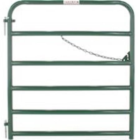 Tarter Farm & Ranch 4 ft. 6 Bar Economy Tube Gate - Green - 4'