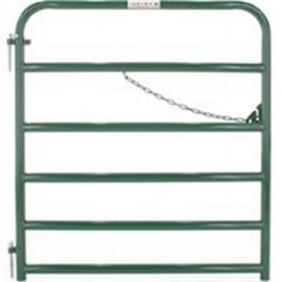 Tarter Farm & Ranch 4 ft. 6 Bar Economy Tube Gate - Green - 4'