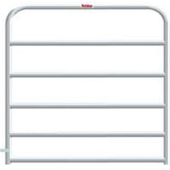 Tarter Farm & Ranch 6 Bar Econo Tube Gate with Galvanized Finish - 4 ft.