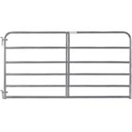 Tarter Farm & Ranch 6 Bar Econo Tube Gate with Galvanized Finish - 8 ft.