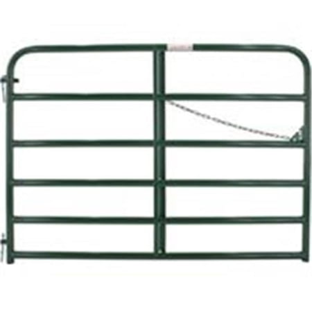 Tarter Farm & Ranch 82024 6 ft. 6 Bar Economy Tube Gate, Green