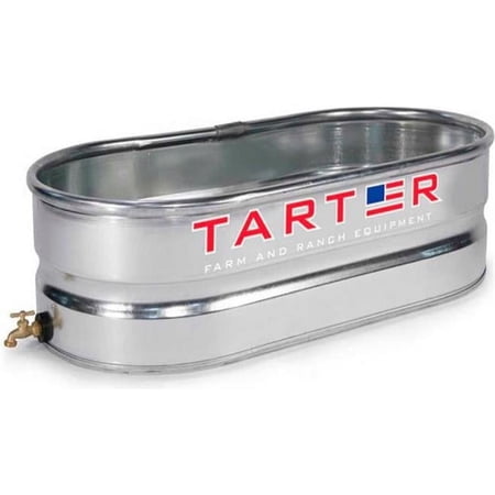 Tarter Farm & Ranch B2000606 40 gal Galvanized Stock Tank - 53 x 23 x 13 in.
