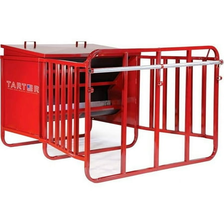 Tarter Farm & Ranch B2429312 Calf Creep Feeder - Red - 650 lbs