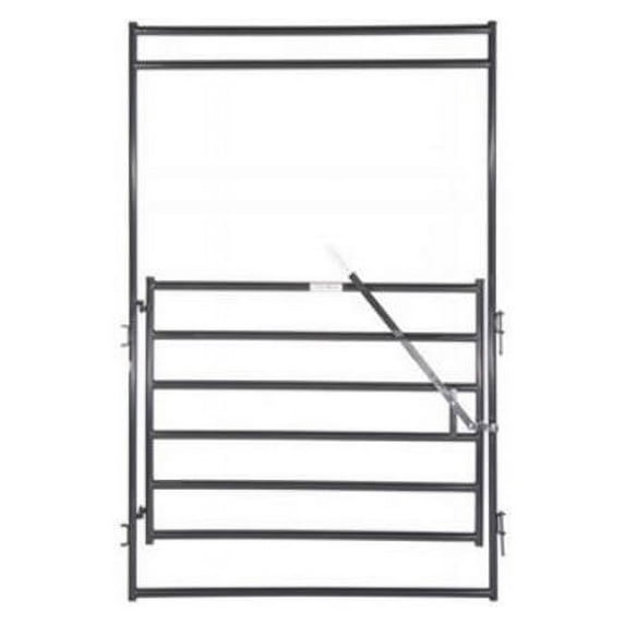 Tarter HWTBR66 9 ft. Tall Equimax Walk-Thru with Tall Gate, Brown - 6 ft.
