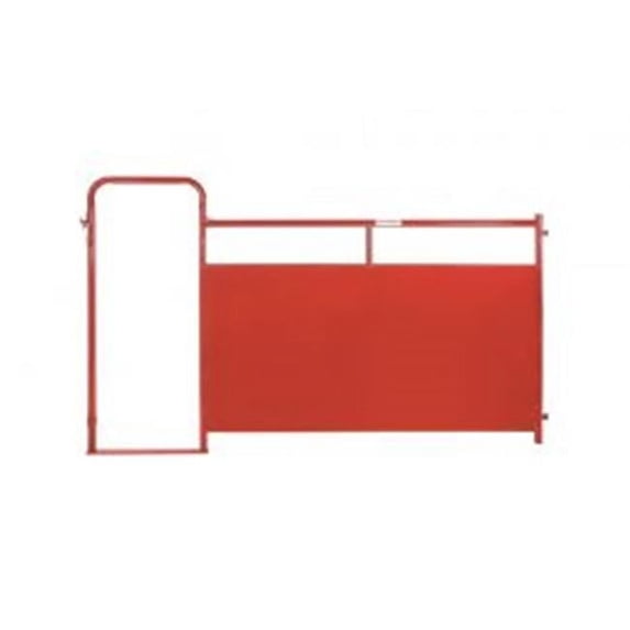 Tarter SSAPA10 10 ft. Straight Alley Entry Panel with Arch Sheeted, Red