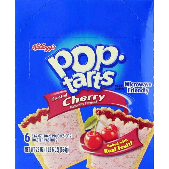 Tarts Frosted Cherry Toaster Pastries Master Case Twelve 12-Packs 144 Pieces