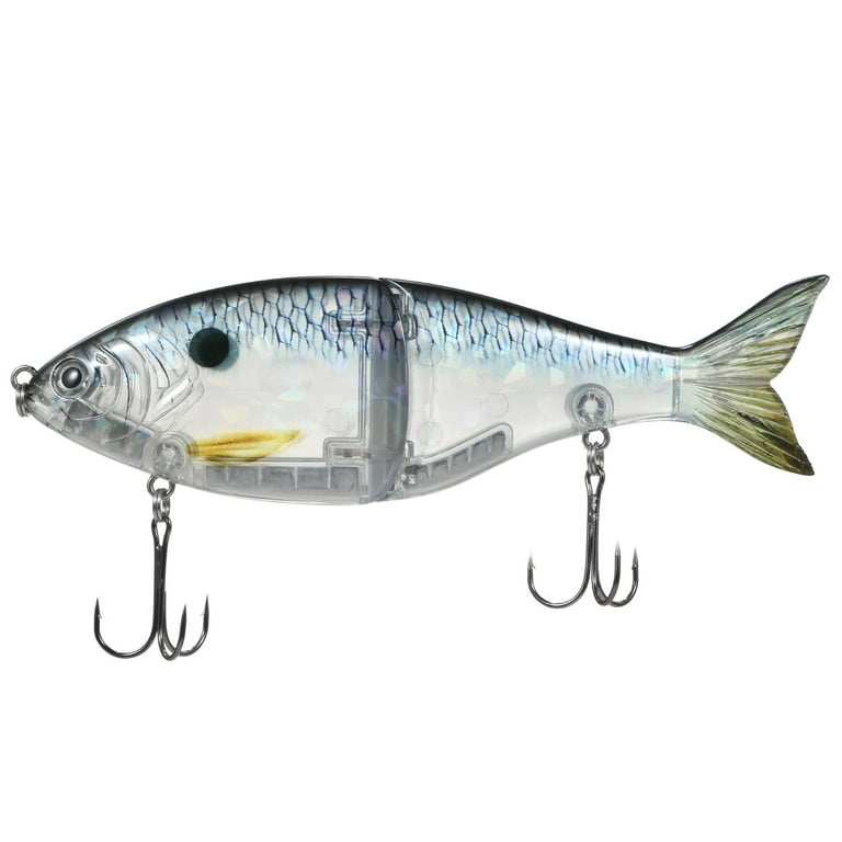 Taruor Glider Fishing Lures 178mm Glide Bait Jointed Swimbait Artificial Hard Baits Lures with Treble Hooks, Size: 15 Rolls of PCL, Color 11
