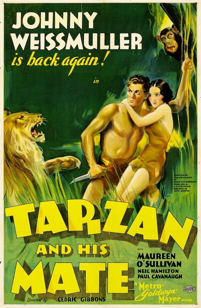 Tarzan And His Mate Canvas Art - (11 x 17)