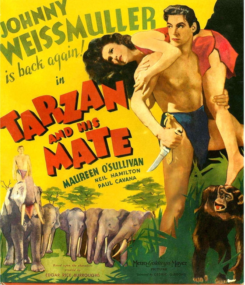 Tarzan And His Mate Canvas Art - (24 x 36)