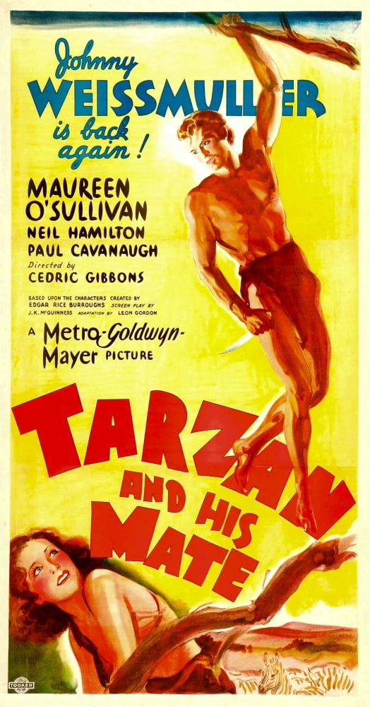 Tarzan And His Mate Canvas Art - (24 x 36)