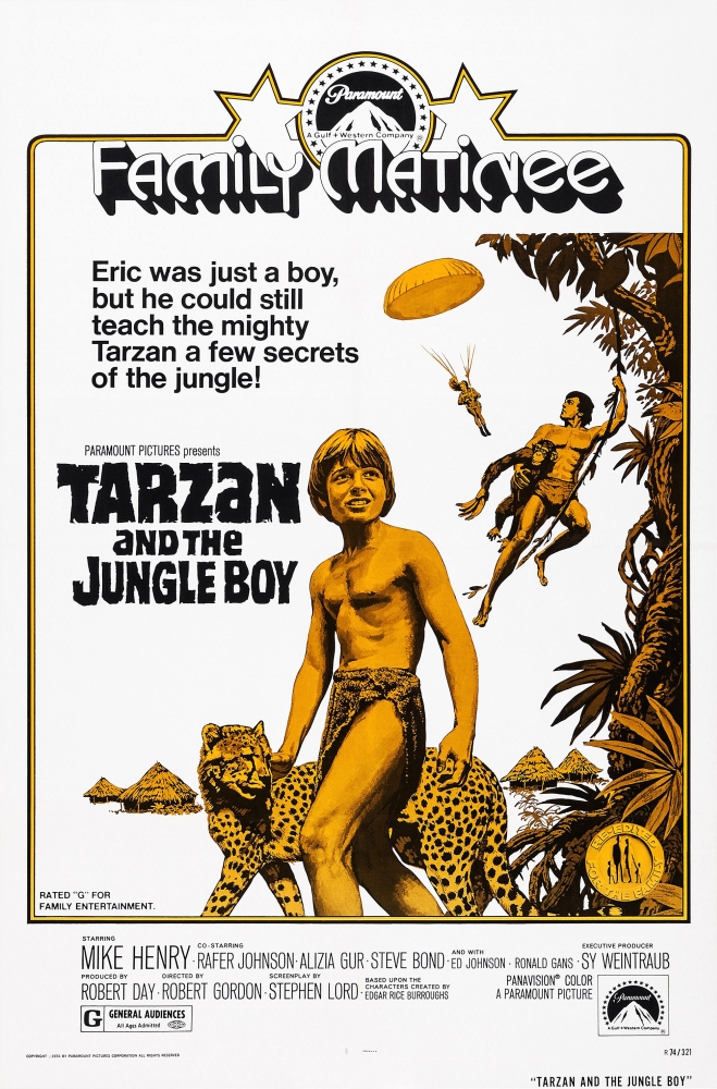 Tarzan And The Jungle Boy Canvas Art - (24 x 36)