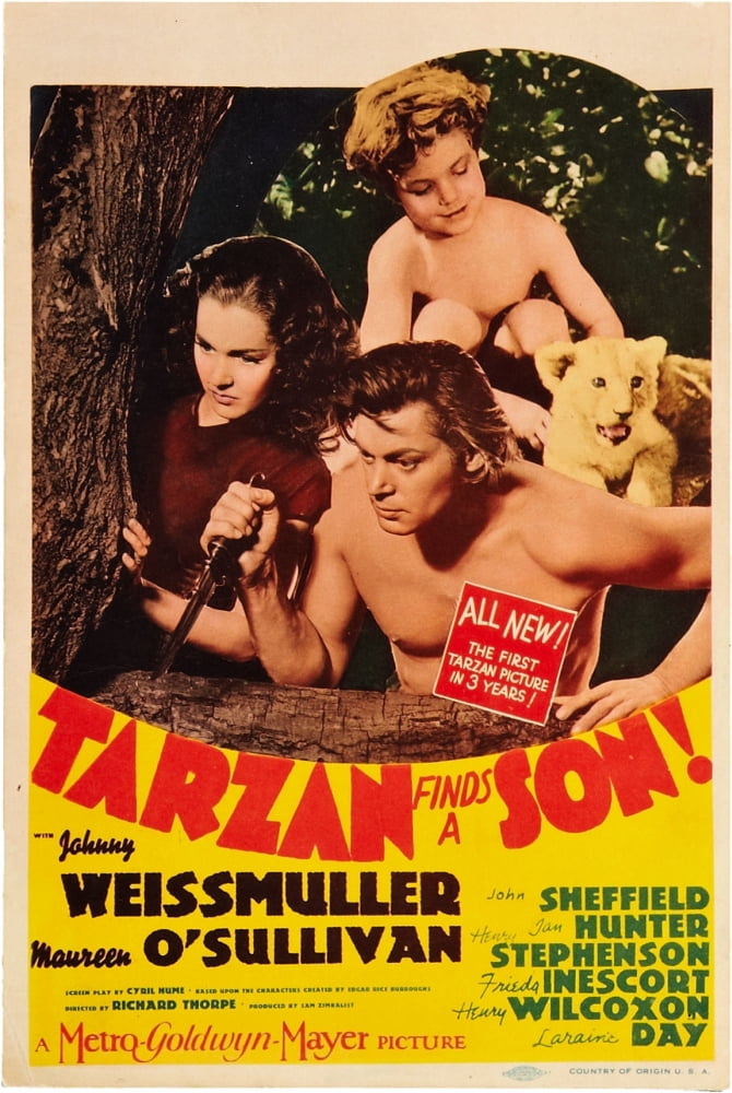Tarzan Finds A Son Canvas Art - (11 x 17)