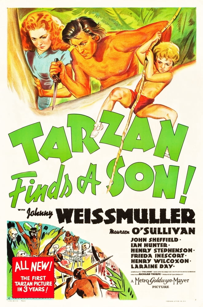 Tarzan Finds A Son Canvas Art - (11 x 17)