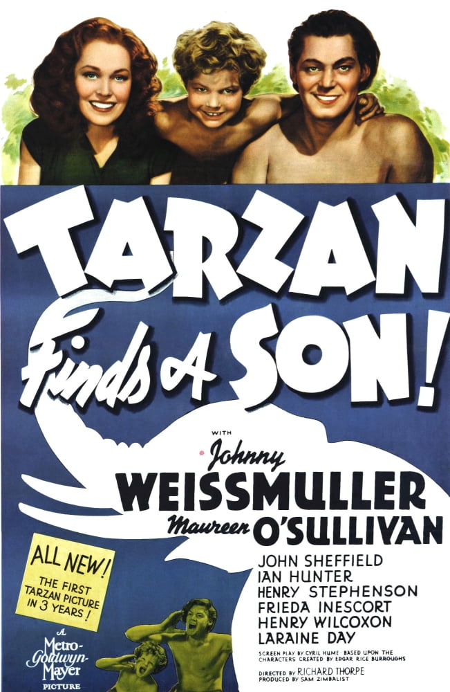 Tarzan Finds A Son Canvas Art - (11 x 17)