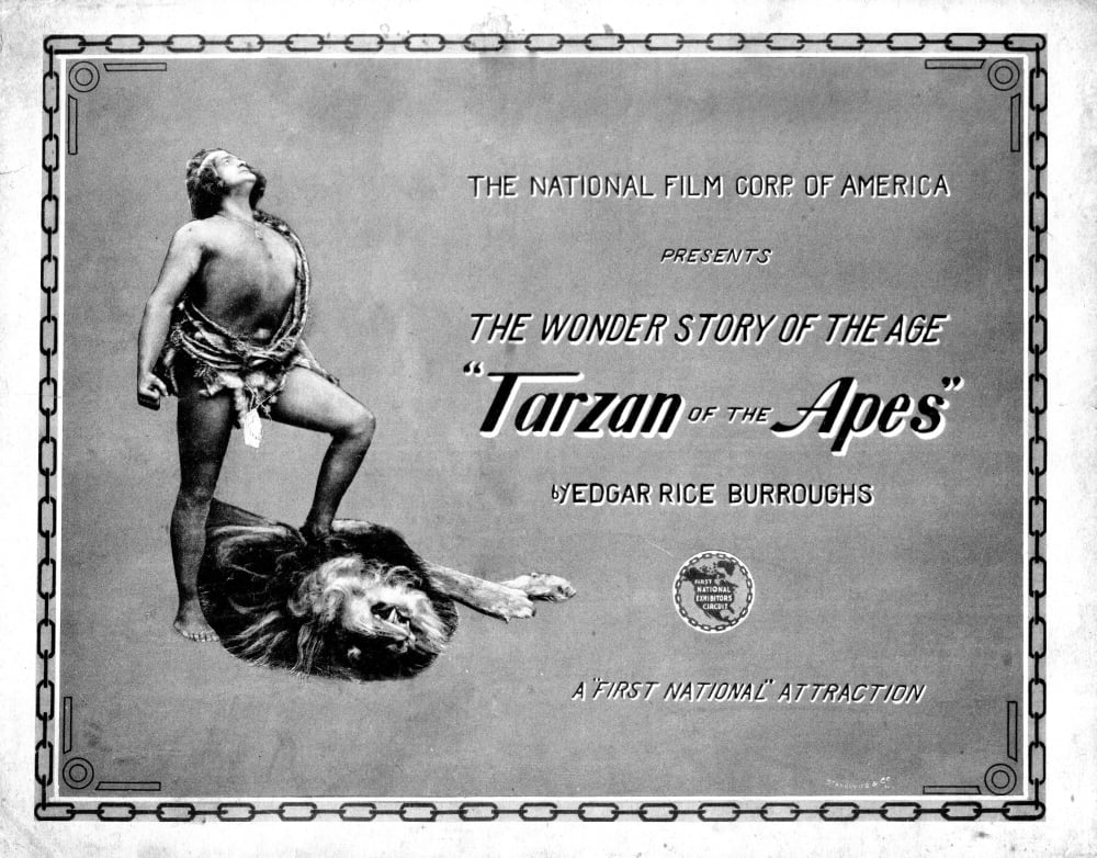 Tarzan Of The Apes Canvas Art -  (28 x 22)