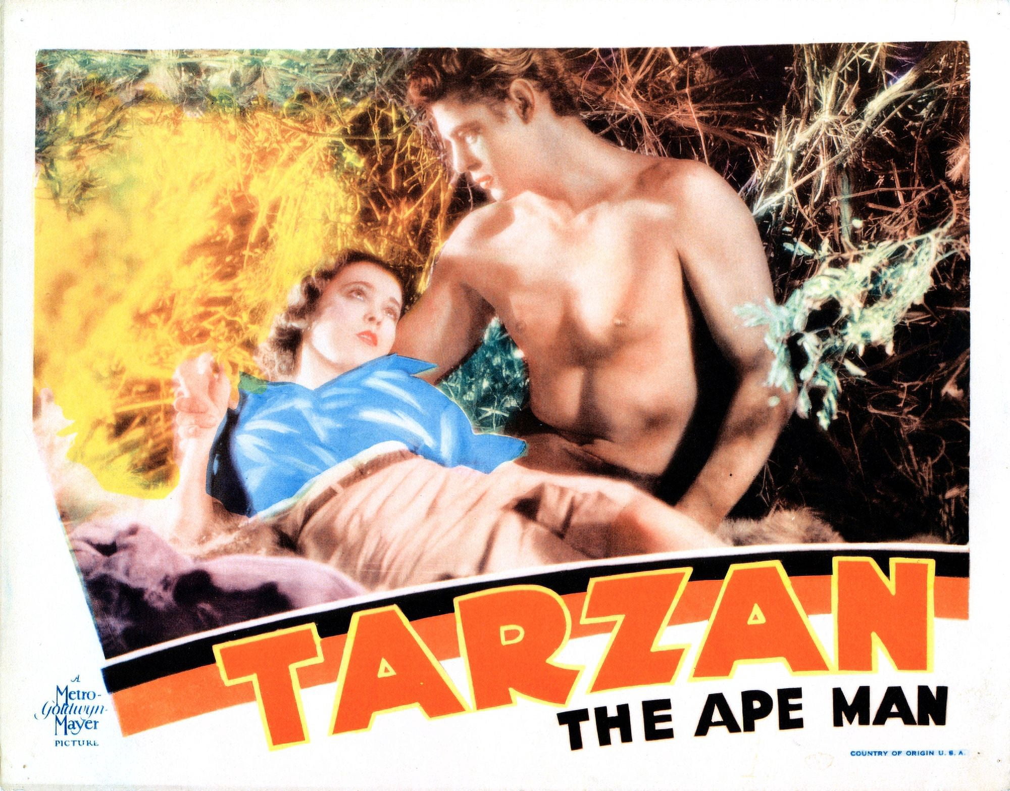 Tarzan The Ape Man U Canvas Art - (28 x 22)