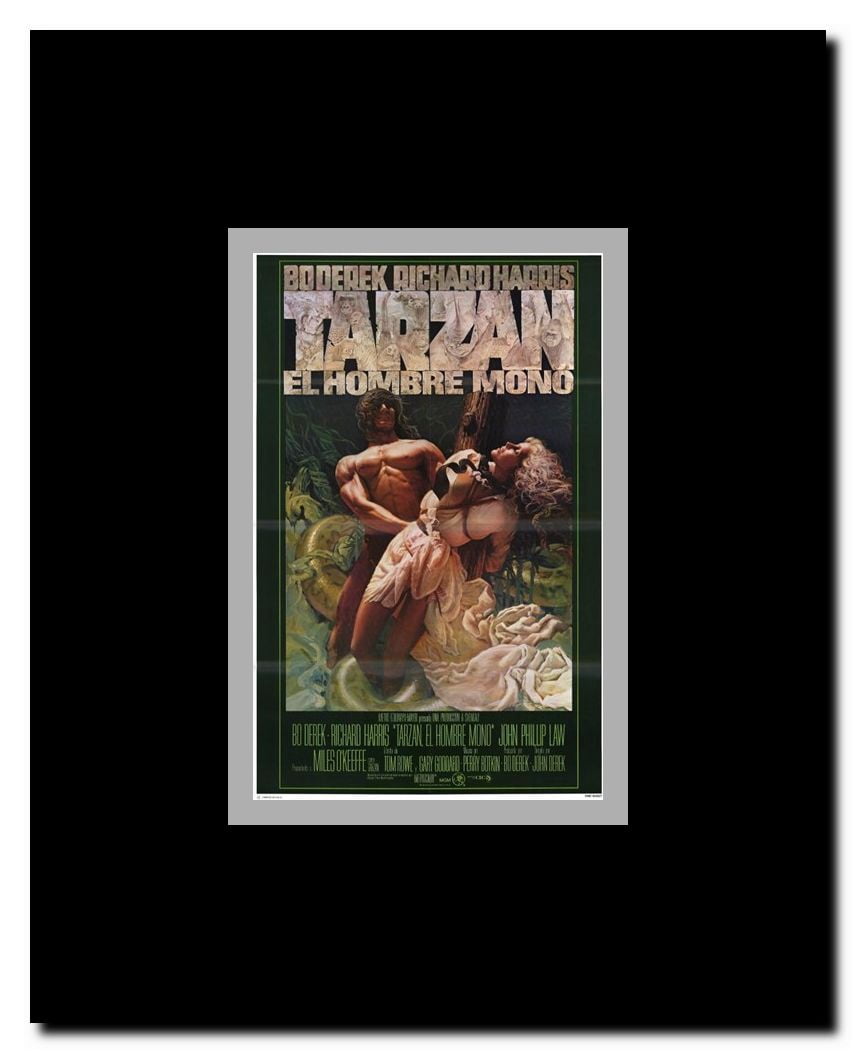 Tarzan The Ape Man c.1981 (Spanish) - style A Framed Movie Poster