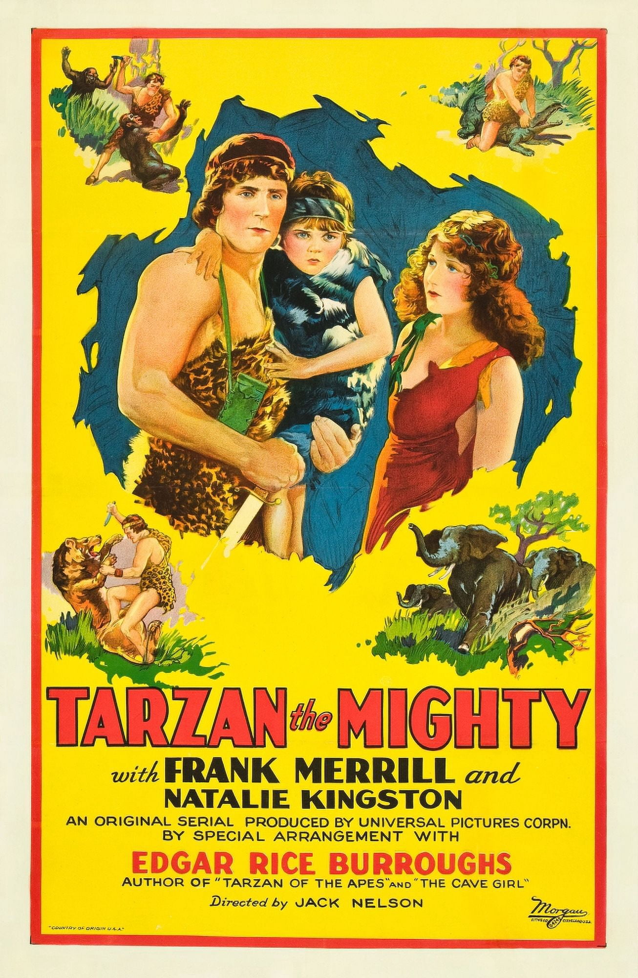 Tarzan The Mighty Canvas Art - (11 x 17)