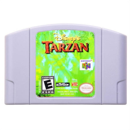 Tarzan Video Games Cartridge Card for N 64 Us Version