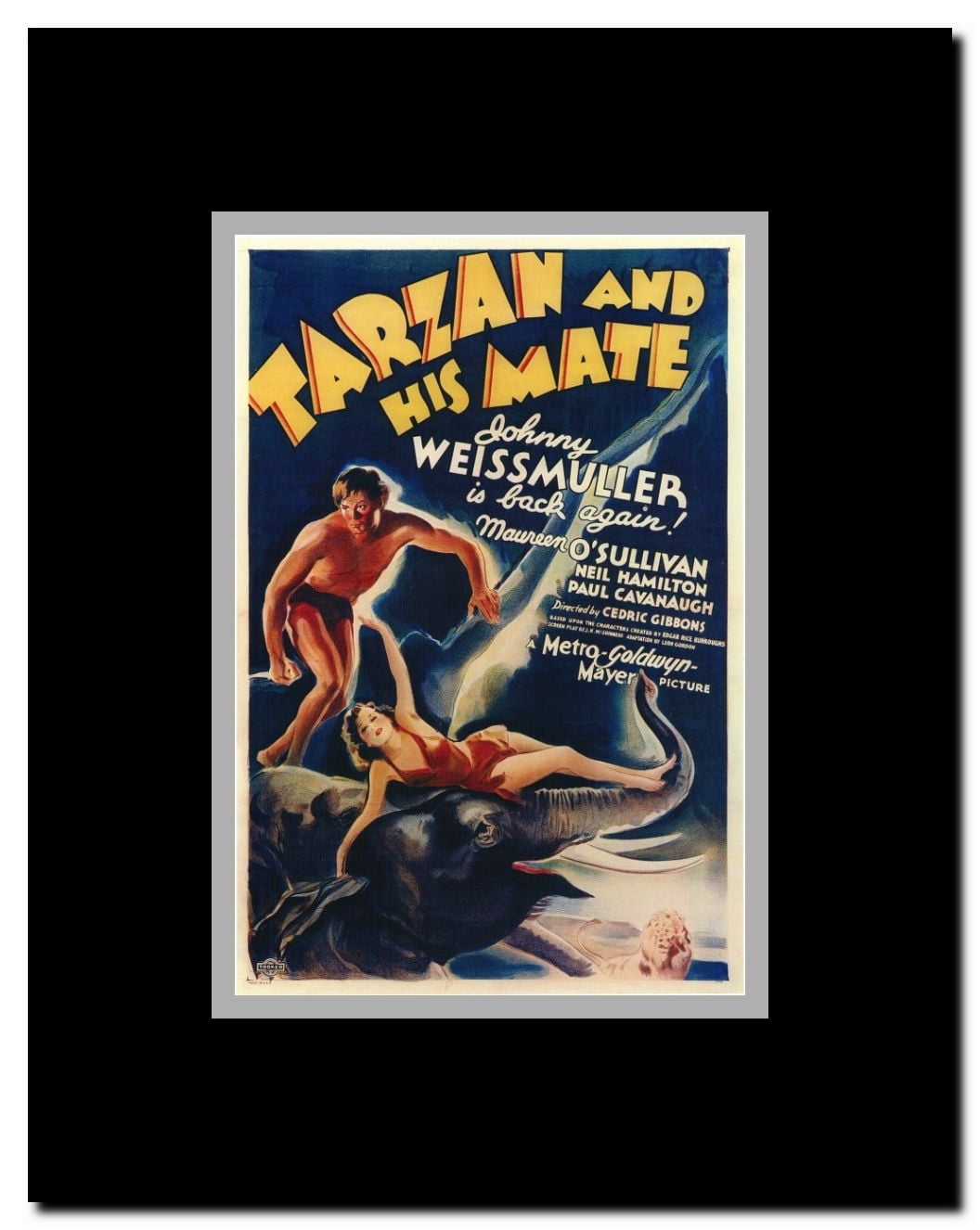 Tarzan and His Mate Framed Movie Poster