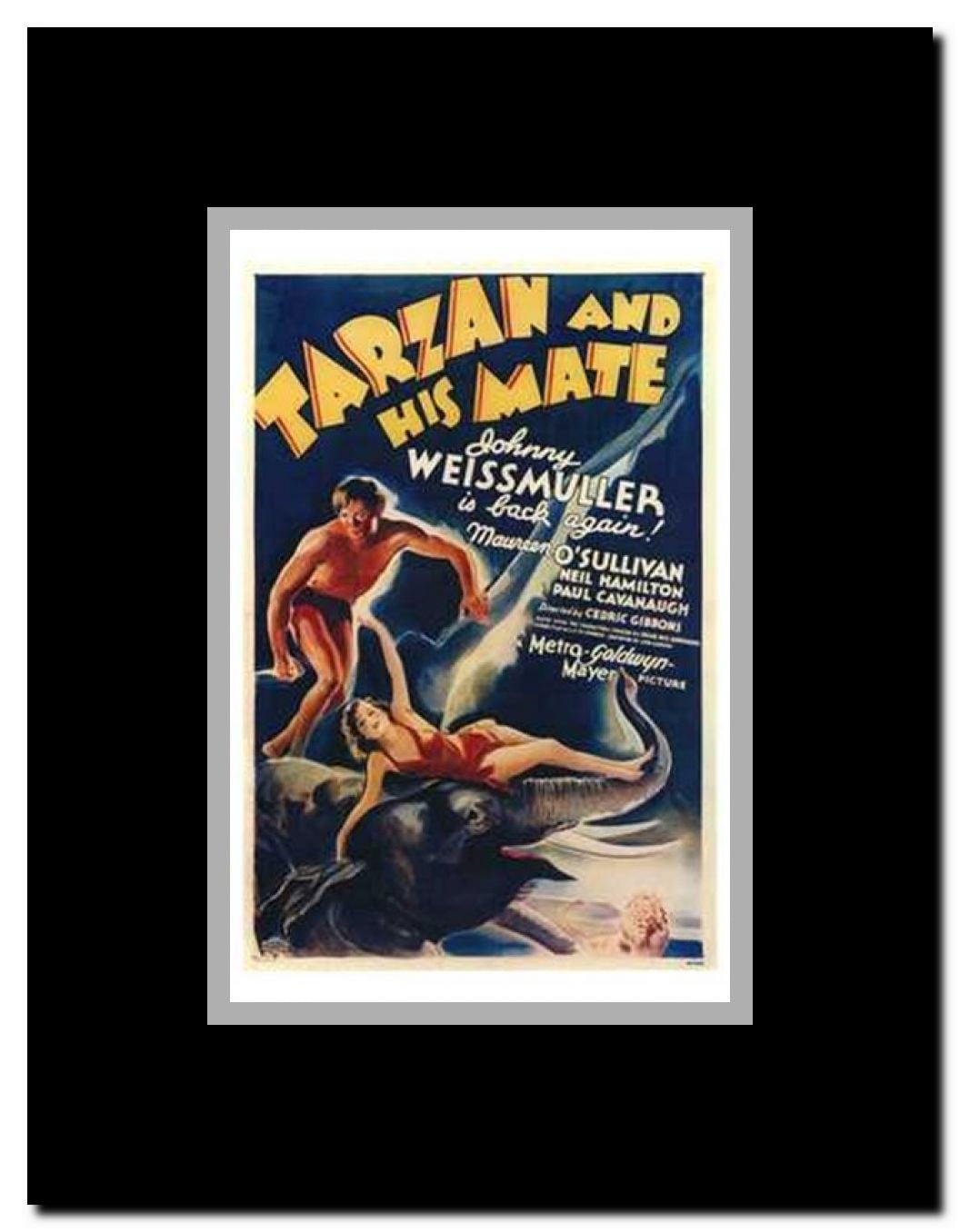 Tarzan and His Mate c.1934 - style A Framed Movie Poster