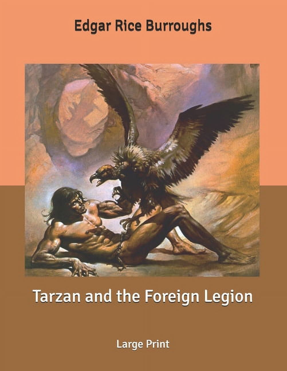 Tarzan and the Foreign Legion (Large Print) (Paperback)