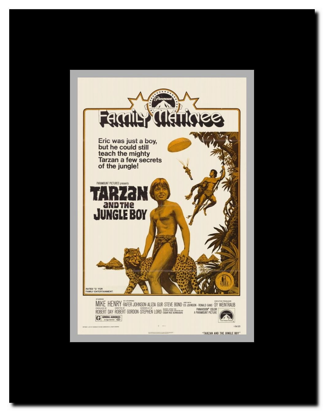 Tarzan and the Jungle Boy Framed Movie Poster