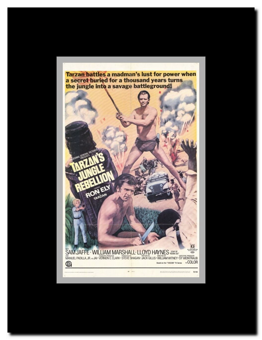 Tarzan's Jungle Rebellion Framed Movie Poster