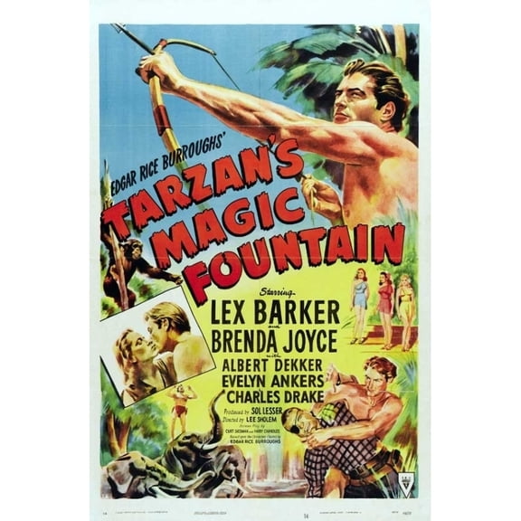 Tarzan's Magic Fountain Movie Poster (11 x 17)