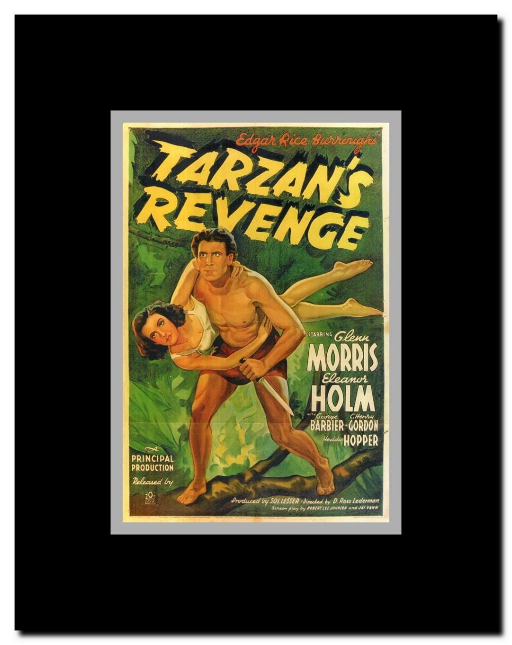 Tarzan's Revenge Framed Movie Poster