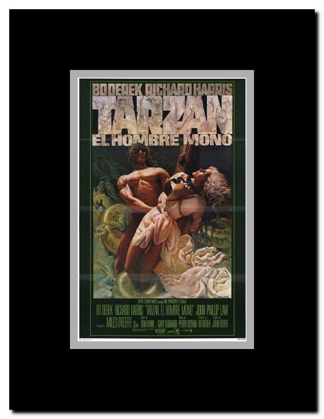 Tarzan the Ape Man Framed Movie Poster