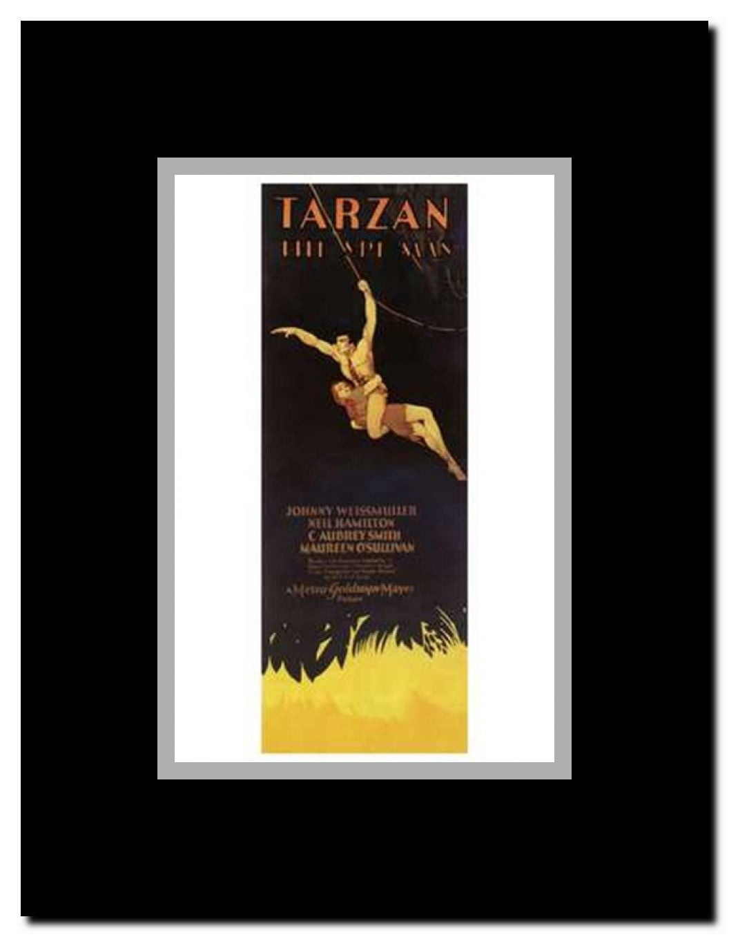 Tarzan the Ape Man c.1932 Framed Movie Poster
