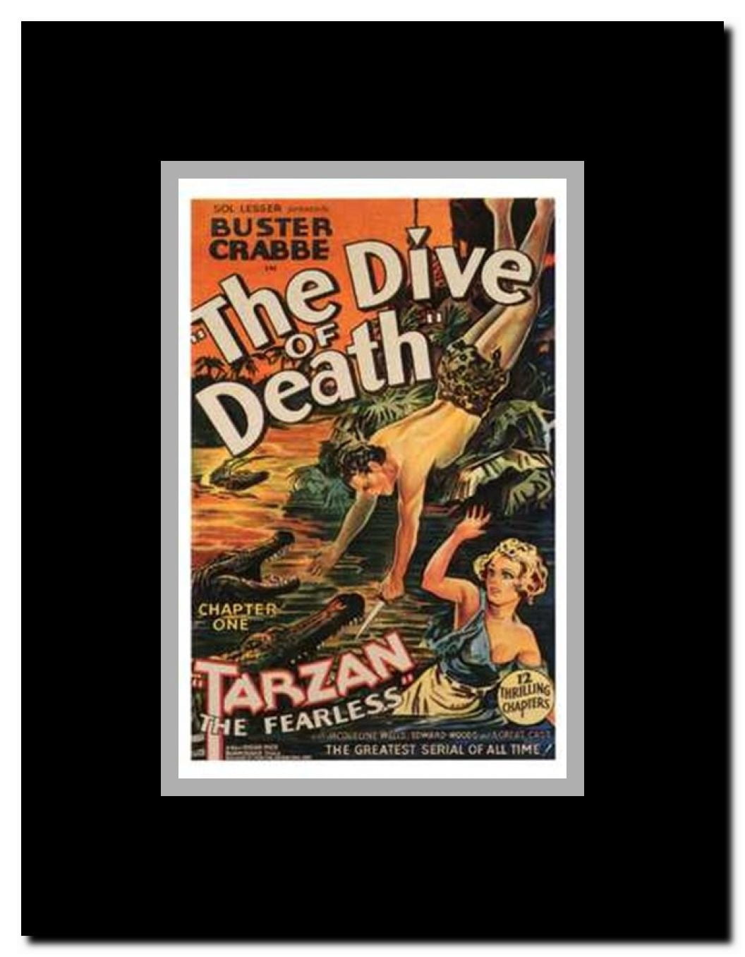 Tarzan the Fearless c.1933 Framed Movie Poster
