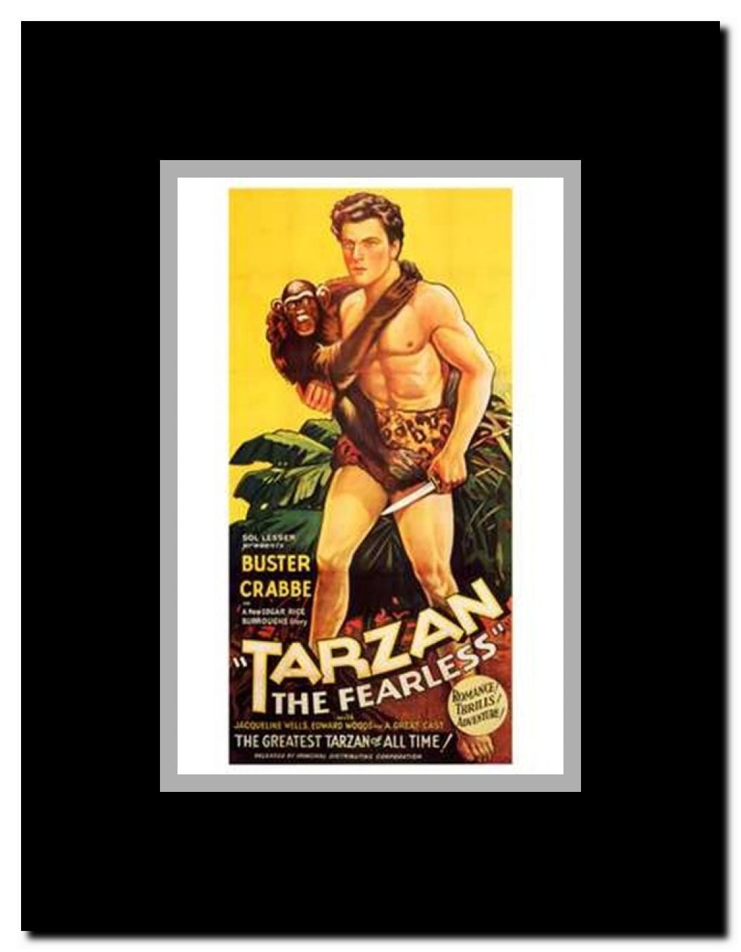 Tarzan the Fearless c.1933 Framed Movie Poster
